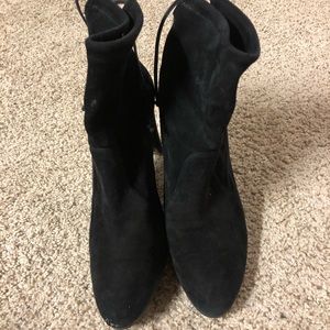 Slightly worn booties